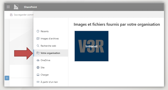 Aperçu de l’intranet intégré à Microsoft Teams